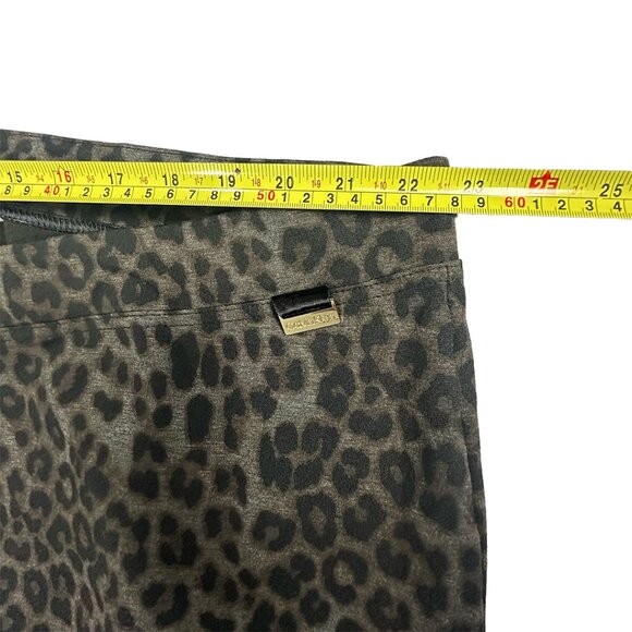 CALVIN KLEIN Leopard Print Pull-on Stretch Knit Pants 3x Plus Size Womens - Picture 5 of 8